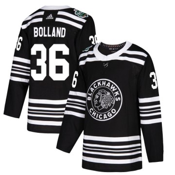 Authentic Adidas Youth Dave Bolland Chicago Blackhawks 2019 Winter Classic Jersey - Black