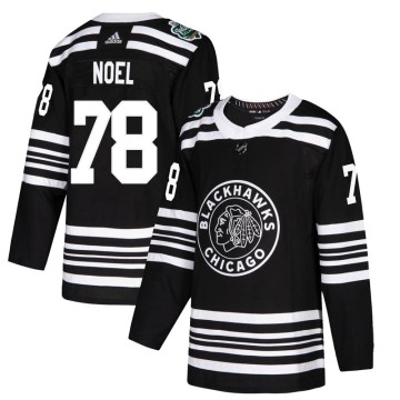 Authentic Adidas Youth Nathan Noel Chicago Blackhawks 2019 Winter Classic Jersey - Black