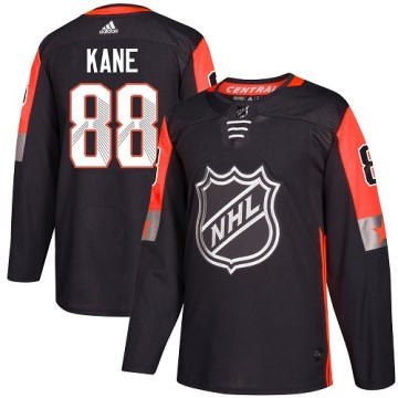 Authentic Adidas Youth Patrick Kane Chicago Blackhawks 2018 All-Star Central Division Jersey - Black