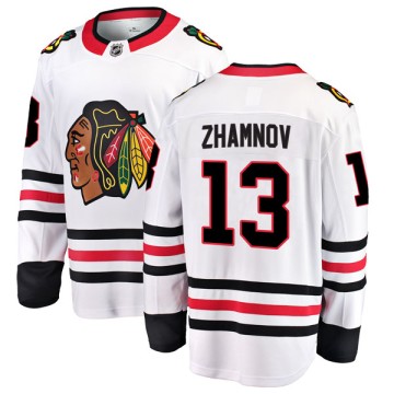 Breakaway Fanatics Branded Men's Alex Zhamnov Chicago Blackhawks Away Jersey - White