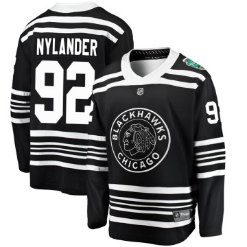 Breakaway Fanatics Branded Men's Alexander Nylander Chicago Blackhawks 2019 Winter Classic Jersey - Black
