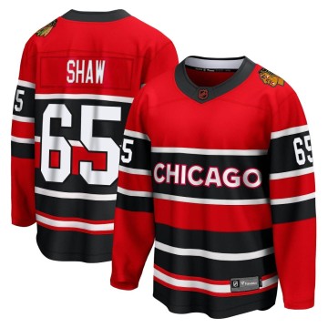 Breakaway Fanatics Branded Men's Andrew Shaw Chicago Blackhawks Red Special Edition 2.0 Jersey - Black