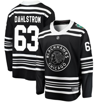 Breakaway Fanatics Branded Men's Carl Dahlstrom Chicago Blackhawks 2019 Winter Classic Jersey - Black