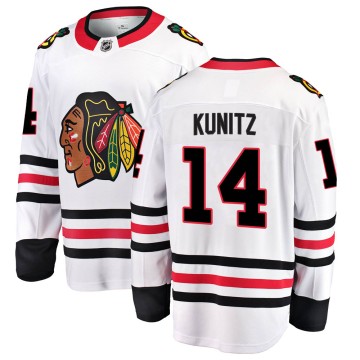 Breakaway Fanatics Branded Men's Chris Kunitz Chicago Blackhawks Away Jersey - White