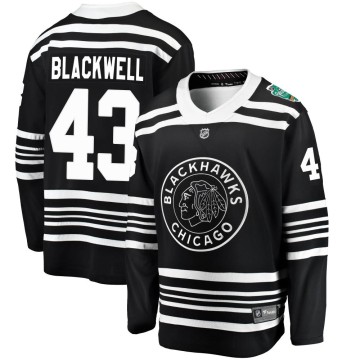 Breakaway Fanatics Branded Men's Colin Blackwell Chicago Blackhawks 2019 Winter Classic Jersey - Black