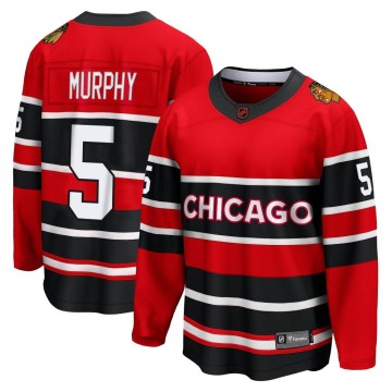 Breakaway Fanatics Branded Men's Connor Murphy Chicago Blackhawks Red Special Edition 2.0 Jersey - Black