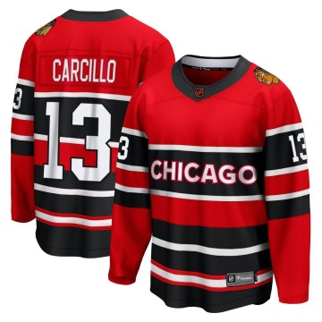 Breakaway Fanatics Branded Men's Daniel Carcillo Chicago Blackhawks Red Special Edition 2.0 Jersey - Black