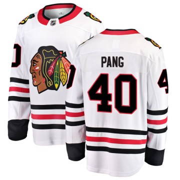 Breakaway Fanatics Branded Men's Darren Pang Chicago Blackhawks Away Jersey - White