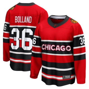 Breakaway Fanatics Branded Men's Dave Bolland Chicago Blackhawks Red Special Edition 2.0 Jersey - Black