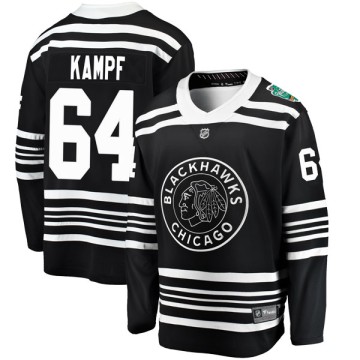 Breakaway Fanatics Branded Men's David Kampf Chicago Blackhawks 2019 Winter Classic Jersey - Black
