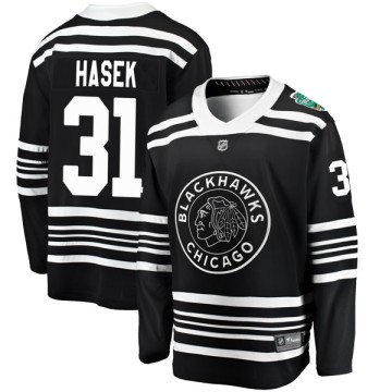 Breakaway Fanatics Branded Men's Dominik Hasek Chicago Blackhawks 2019 Winter Classic Jersey - Black