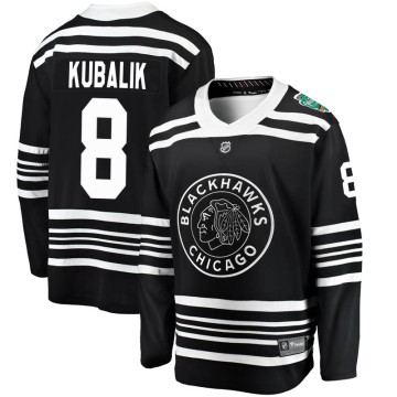 Breakaway Fanatics Branded Men's Dominik Kubalik Chicago Blackhawks 2019 Winter Classic Jersey - Black