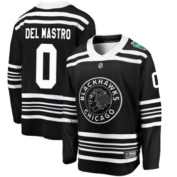 Breakaway Fanatics Branded Men's Ethan Del Mastro Chicago Blackhawks 2019 Winter Classic Jersey - Black