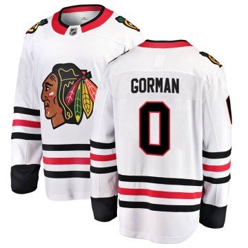 Breakaway Fanatics Branded Men's Liam Gorman Chicago Blackhawks Away Jersey - White