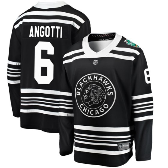 Breakaway Fanatics Branded Men's Lou Angotti Chicago Blackhawks 2019 Winter Classic Jersey - Black