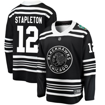 Breakaway Fanatics Branded Men's Pat Stapleton Chicago Blackhawks 2019 Winter Classic Jersey - Black