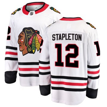 Breakaway Fanatics Branded Men's Pat Stapleton Chicago Blackhawks Away Jersey - White