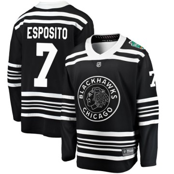 Breakaway Fanatics Branded Men's Phil Esposito Chicago Blackhawks 2019 Winter Classic Jersey - Black