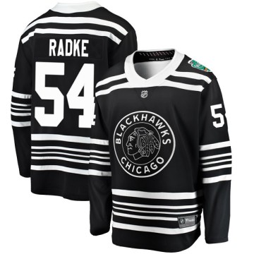 Breakaway Fanatics Branded Men's Roy Radke Chicago Blackhawks 2019 Winter Classic Jersey - Black