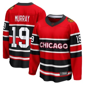 Breakaway Fanatics Branded Men's Troy Murray Chicago Blackhawks Red Special Edition 2.0 Jersey - Black