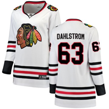 Breakaway Fanatics Branded Women's Carl Dahlstrom Chicago Blackhawks Away Jersey - White