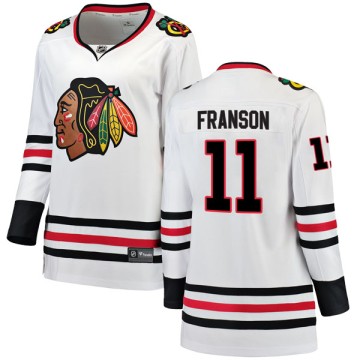 Breakaway Fanatics Branded Women's Cody Franson Chicago Blackhawks Away Jersey - White
