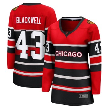 Breakaway Fanatics Branded Women's Colin Blackwell Chicago Blackhawks Red Special Edition 2.0 Jersey - Black