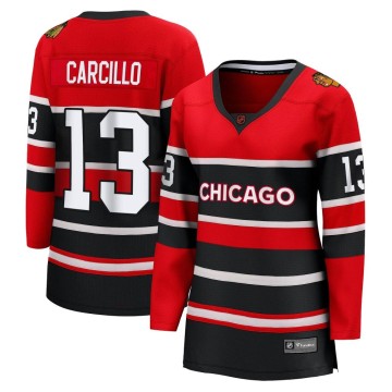Breakaway Fanatics Branded Women's Daniel Carcillo Chicago Blackhawks Red Special Edition 2.0 Jersey - Black