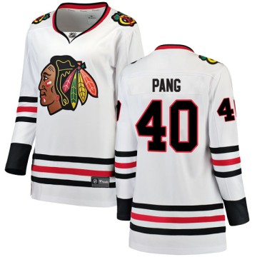Breakaway Fanatics Branded Women's Darren Pang Chicago Blackhawks Away Jersey - White
