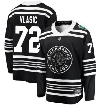 Breakaway Fanatics Branded Youth Alex Vlasic Chicago Blackhawks 2019 Winter Classic Jersey - Black