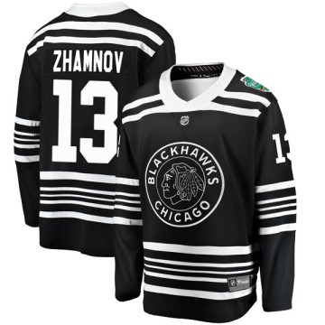 Breakaway Fanatics Branded Youth Alex Zhamnov Chicago Blackhawks 2019 Winter Classic Jersey - Black