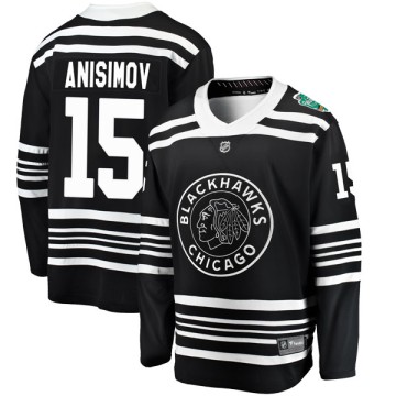 Breakaway Fanatics Branded Youth Artem Anisimov Chicago Blackhawks 2019 Winter Classic Jersey - Black