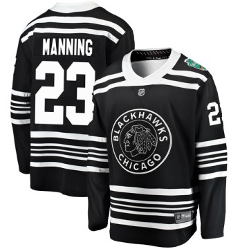 Breakaway Fanatics Branded Youth Brandon Manning Chicago Blackhawks 2019 Winter Classic Jersey - Black