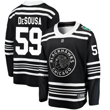 Breakaway Fanatics Branded Youth Chris DeSousa Chicago Blackhawks 2019 Winter Classic Jersey - Black