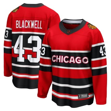 Breakaway Fanatics Branded Youth Colin Blackwell Chicago Blackhawks Red Special Edition 2.0 Jersey - Black