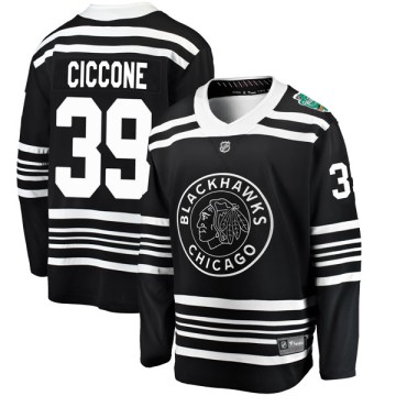 Breakaway Fanatics Branded Youth Enrico Ciccone Chicago Blackhawks 2019 Winter Classic Jersey - Black
