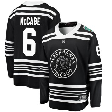 Breakaway Fanatics Branded Youth Jake McCabe Chicago Blackhawks 2019 Winter Classic Jersey - Black