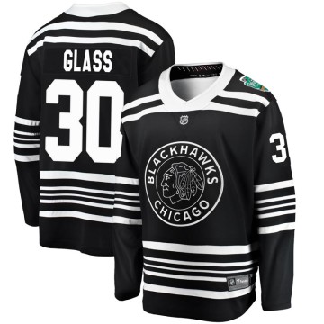 Breakaway Fanatics Branded Youth Jeff Glass Chicago Blackhawks 2019 Winter Classic Jersey - Black