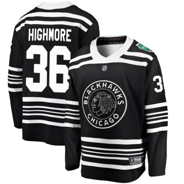 Breakaway Fanatics Branded Youth Matthew Highmore Chicago Blackhawks 2019 Winter Classic Jersey - Black