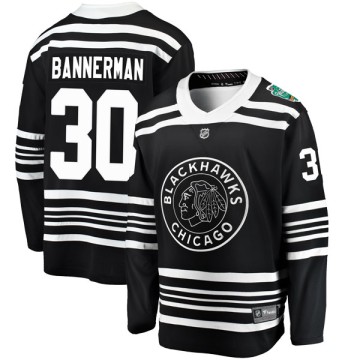 Breakaway Fanatics Branded Youth Murray Bannerman Chicago Blackhawks 2019 Winter Classic Jersey - Black