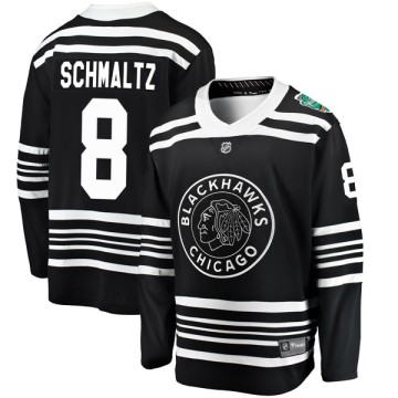 Breakaway Fanatics Branded Youth Nick Schmaltz Chicago Blackhawks 2019 Winter Classic Jersey - Black