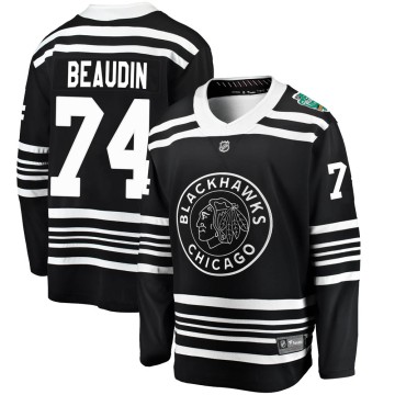 Breakaway Fanatics Branded Youth Nicolas Beaudin Chicago Blackhawks ized 2019 Winter Classic Jersey - Black