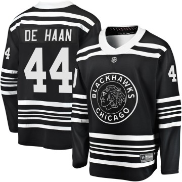 Premier Fanatics Branded Men's Calvin de Haan Chicago Blackhawks Breakaway Alternate 2019/20 Jersey - Black