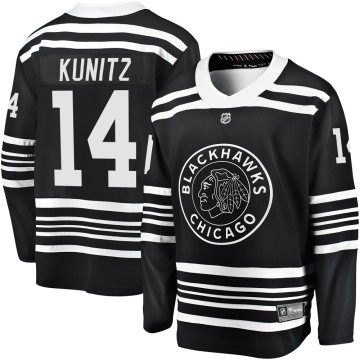 Premier Fanatics Branded Men's Chris Kunitz Chicago Blackhawks Breakaway Alternate 2019/20 Jersey - Black