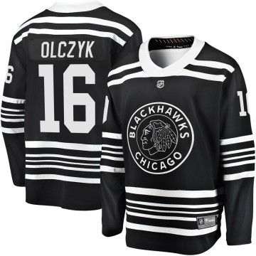 Premier Fanatics Branded Men's Ed Olczyk Chicago Blackhawks Breakaway Alternate 2019/20 Jersey - Black