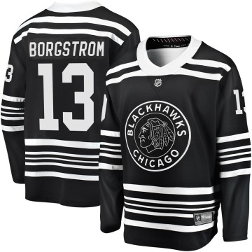 Premier Fanatics Branded Men's Henrik Borgstrom Chicago Blackhawks Breakaway Alternate 2019/20 Jersey - Black