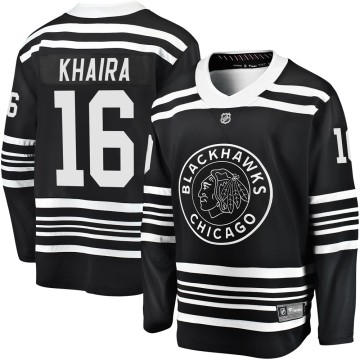 Premier Fanatics Branded Men's Jujhar Khaira Chicago Blackhawks Breakaway Alternate 2019/20 Jersey - Black