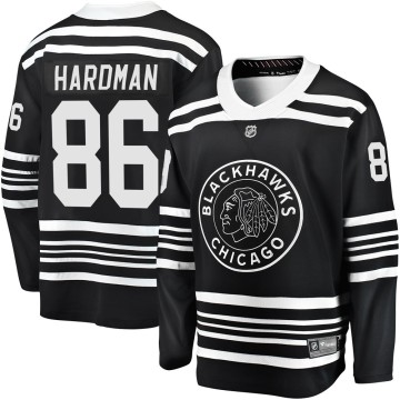 Premier Fanatics Branded Men's Mike Hardman Chicago Blackhawks Breakaway Alternate 2019/20 Jersey - Black
