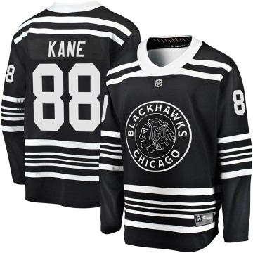 Premier Fanatics Branded Men's Patrick Kane Chicago Blackhawks Breakaway Alternate 2019/20 Jersey - Black