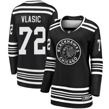 Premier Fanatics Branded Women's Alex Vlasic Chicago Blackhawks Breakaway Alternate 2019/20 Jersey - Black